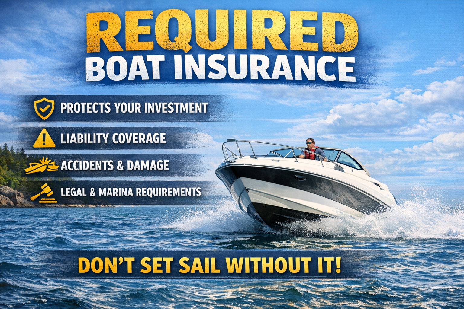 Understanding Florida’s Required Boat Insurance and Boating Laws for Safe Waters